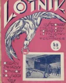 Lotnik: ilustrowany miesięcznik poświęcony lotnictwu i jego technice: organ Związku Lotnik&oacute;w Polskich 1929.03.05 T.9 Nr3(108)