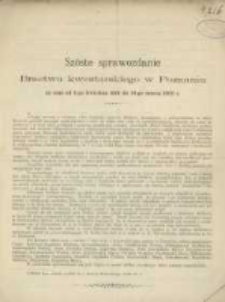 Szóste Sprawozdanie Bractwa Kwestarskiego w Poznaniu za Czas od 1-go kwietnia 1901 do 31-go marca 1902 r.