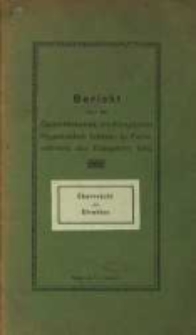 Bericht über den Geschäftsbetrieb am Königlichen Hygienischen Institut zu Posen Während des Etatsjahres 1914