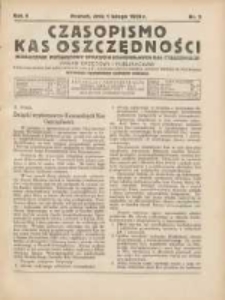 Czasopismo Kas Oszczędności: miesięcznik poświęcony sprawom Komunalnych Kas Oszczędności: organ urzędowy i publikacyjny Komunalnego Związku Kredytowego i Komunalnego Banku Kredytowego w Poznaniu 1929.02.01 R.4 Nr2