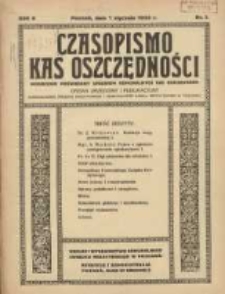 Czasopismo Kas Oszczędności: miesięcznik poświęcony sprawom Komunalnych Kas Oszczędności: organ urzędowy i publikacyjny Komunalnego Związku Kredytowego i Komunalnego Banku Kredytowego w Poznaniu 1933.01.01 R.8 Nr1