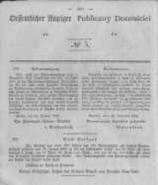 Oeffentlicher Anzeiger zum Amtsblatt No.5 der Königl. Preuss. Regierung zu Bromberg. 1843