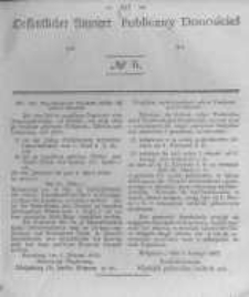 Oeffentlicher Anzeiger zum Amtsblatt No.6 der Königl. Preuss. Regierung zu Bromberg. 1843
