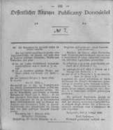 Oeffentlicher Anzeiger zum Amtsblatt No.7 der Königl. Preuss. Regierung zu Bromberg. 1843