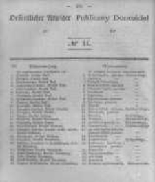 Oeffentlicher Anzeiger zum Amtsblatt No.11 der Königl. Preuss. Regierung zu Bromberg. 1843