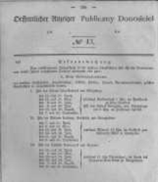 Oeffentlicher Anzeiger zum Amtsblatt No.13 der Königl. Preuss. Regierung zu Bromberg. 1843