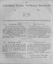 Oeffentlicher Anzeiger zum Amtsblatt No.20 der Königl. Preuss. Regierung zu Bromberg. 1843