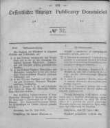 Oeffentlicher Anzeiger zum Amtsblatt No.32 der Königl. Preuss. Regierung zu Bromberg. 1843