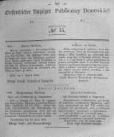 Oeffentlicher Anzeiger zum Amtsblatt No.35 der Königl. Preuss. Regierung zu Bromberg. 1843