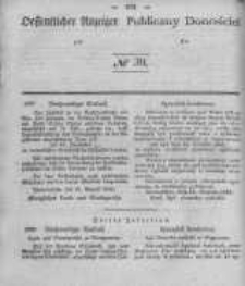 Oeffentlicher Anzeiger zum Amtsblatt No.39 der Königl. Preuss. Regierung zu Bromberg. 1843