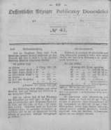 Oeffentlicher Anzeiger zum Amtsblatt No.42 der Königl. Preuss. Regierung zu Bromberg. 1843