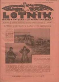 Lotnik: organ Związku Lotników Polskich 1925 R.2 Nr17(34)