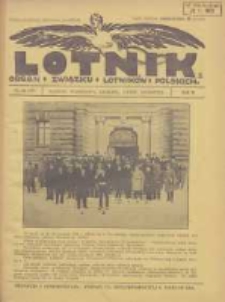 Lotnik: organ Związku Lotników Polskich 1925 R.2 Nr18(35)