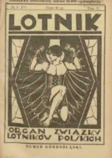 Lotnik: organ Związku Lotników Polskich 1927.03.20 T.5 Nr5(77)