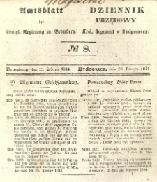 Amtsblatt der Königlichen Preussischen Regierung zu Bromberg. 1844.02.23 No.8