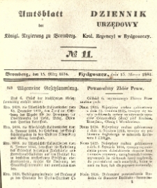 Amtsblatt der Königlichen Preussischen Regierung zu Bromberg. 1844.03.15 No.11
