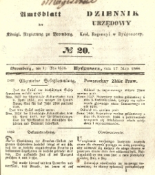 Amtsblatt der Königlichen Preussischen Regierung zu Bromberg. 1844.05.17 No.20