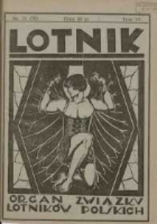 Lotnik: organ Związku Lotników Polskich 1926.12.04 T.4 Nr11(70)