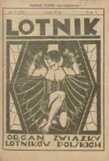 Lotnik: organ Związku Lotników Polskich 1927.04.17 T.5 Nr7(79)