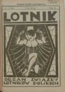Lotnik: organ Związku Lotników Polskich 1927.05.11 T.5 nr8(80)