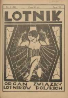 Lotnik: organ Związku Lotników Polskich 1927.08.06 T.6 Nr2(86)