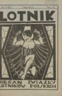 Lotnik: organ Związku Lotników Polskich 1927.08.20 T.6 Nr3(87)
