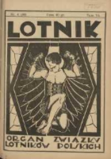 Lotnik: organ Związku Lotników Polskich 1927.09.03 T.6 Nr4(88)