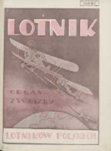Lotnik: organ Związku Lotników Polskich 1928.05.31 T.7 Nr7(102)