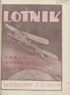 Lotnik: organ Związku Lotników Polskich 1928.09.06 T.8 Nr2(104)