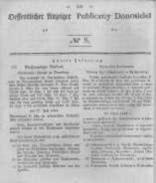 Oeffentlicher Anzeiger zum Amtsblatt No.8 der Königl. Preuss. Regierung zu Bromberg. 1844