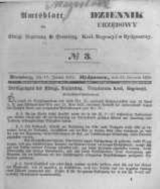 Amtsblatt der Königlichen Preussischen Regierung zu Bromberg. 1845.01.17 No.3