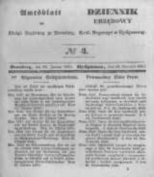 Amtsblatt der Königlichen Preussischen Regierung zu Bromberg. 1845.01.24 No.4