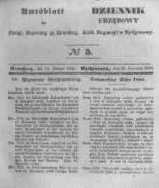 Amtsblatt der Königlichen Preussischen Regierung zu Bromberg. 1845.01.31 No.5