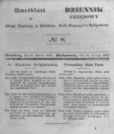 Amtsblatt der Königlichen Preussischen Regierung zu Bromberg. 1845.02.21 No.8
