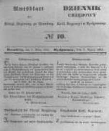 Amtsblatt der Königlichen Preussischen Regierung zu Bromberg. 1845.03.07 No.10