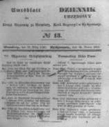Amtsblatt der Königlichen Preussischen Regierung zu Bromberg. 1845.03.28 No.13