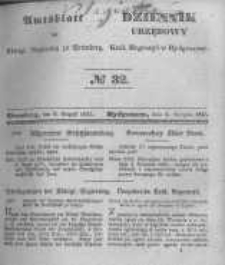 Amtsblatt der Königlichen Preussischen Regierung zu Bromberg. 1845.08.08 No.32