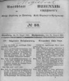 Amtsblatt der Königlichen Preussischen Regierung zu Bromberg. 1845.08.22 No.34