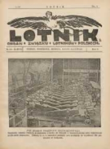 Lotnik: organ Związku Lotników Polskich 1925 R.2 Nr10/12(28/29)