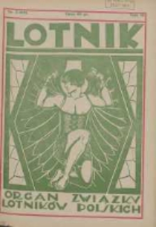 Lotnik: organ Związku Lotników Polskich 1926.07.24 T.4 Nr3(62)