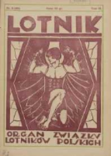 Lotnik: organ Związku Lotników Polskich 1926.08.29 T.4 Nr6(65)