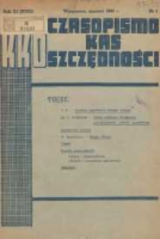 Czasopismo Kas Oszczędności: organ Związku Komunalnych Kas Oszczędności R.P. 1949 styczeń R.3(18) Nr1