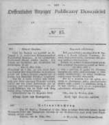 Oeffentlicher Anzeiger zum Amtsblatt No.15 der Königl. Preuss. Regierung zu Bromberg. 1845