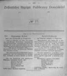 Oeffentlicher Anzeiger zum Amtsblatt No.27 der Königl. Preuss. Regierung zu Bromberg. 1845