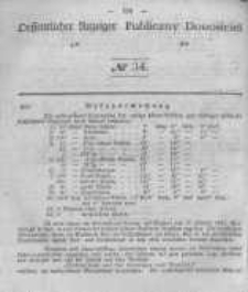 Oeffentlicher Anzeiger zum Amtsblatt No.34 der Königl. Preuss. Regierung zu Bromberg. 1845