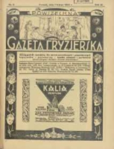 Powszechna Gazeta Fryzjerska : organ Związku Polskich Cechów Fryzjerskich 1928.02.01 R.6 Nr3
