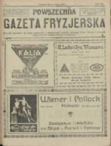 Powszechna Gazeta Fryzjerska : organ Związku Polskich Cechów Fryzjerskich 1925.05.01 R.3 Nr5
