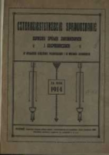 Czterdzieste trzecie Sprawozdanie Związku Spółek Zarobkowych i Gospodarczych na Poznańskie i Prusy Zachodnie za rok 1914