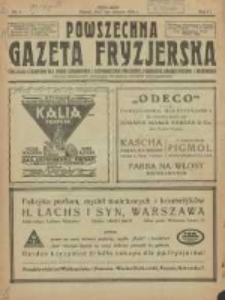 Powszechna Gazeta Fryzjerska : organ Związku Polskich Cechów Fryzjerskich 1924.08.01 R.2 Nr1