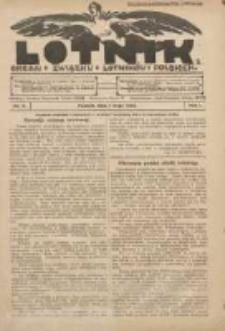 Lotnik: organ Związku Lotników Polskich 1924.05.01 R.1 Nr5